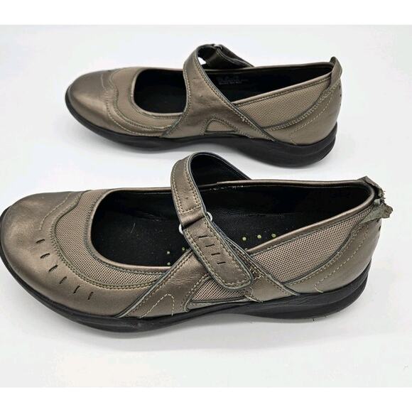 Clarks Wave Walk Mary Jane Shoes Womens Size 9M Pewter Bronze Comfortable 87821 - Picture 6 of 10